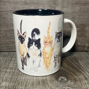 Prints of Tails Cat Illustration Mug Vintage Hard to Find